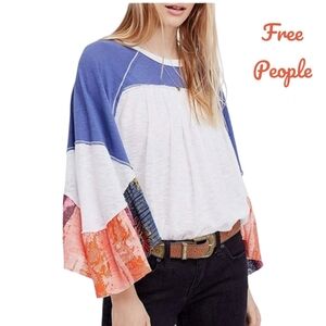 FREE PEOPLE "Friday Fever" Raglan Top